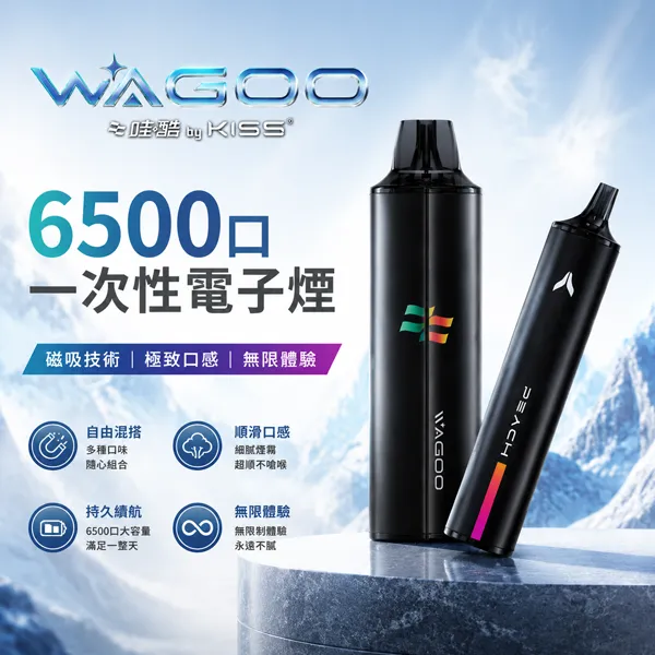 一次性電子煙-哇酷WAGOO-KIS5-6500 一次性電子煙-哇酷WAGOO-KIS5-6500